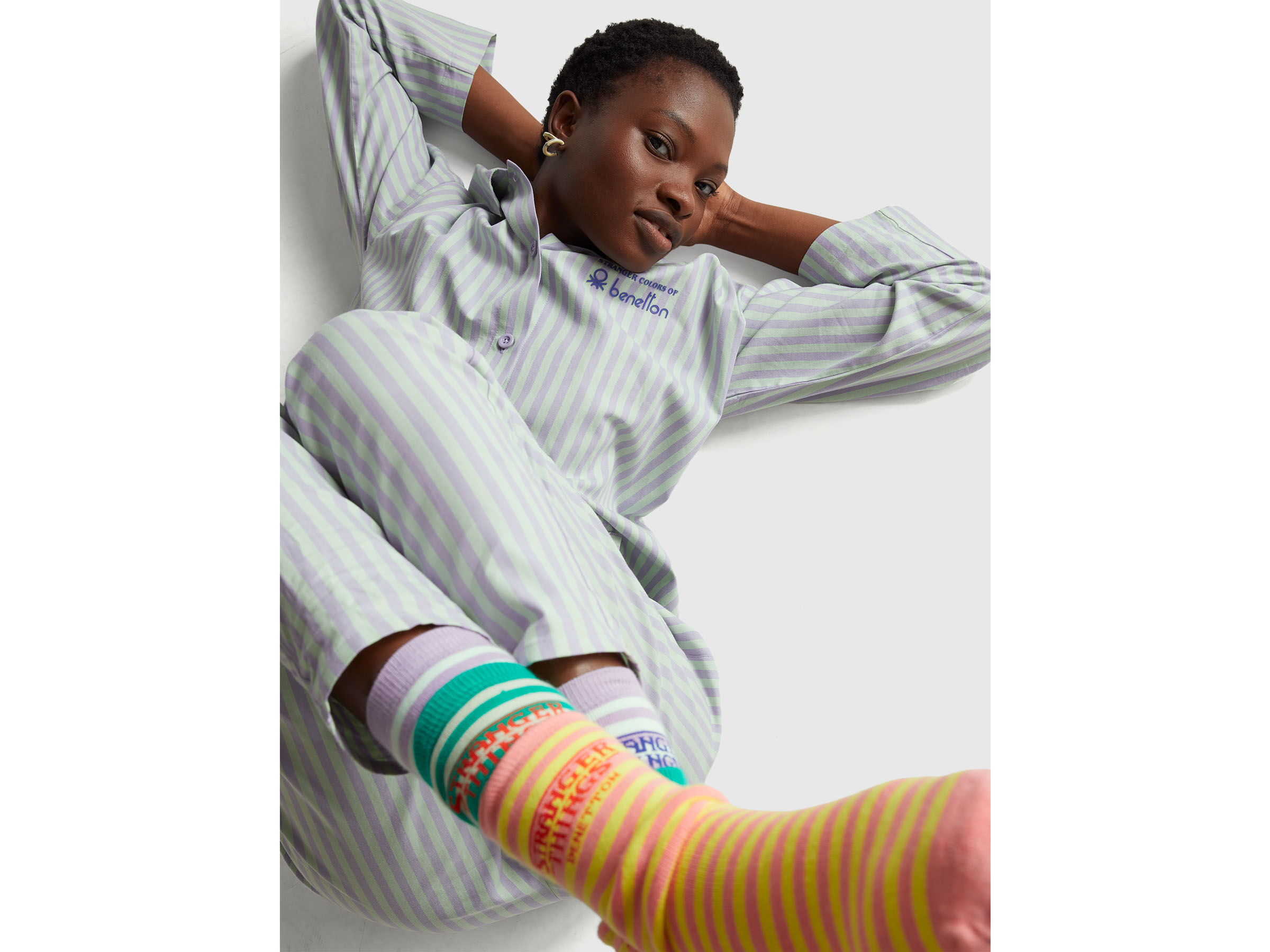 PYJAMA(JACKET+TROUSE Women image number 3